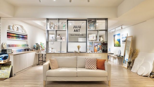 JUJU ART 畫畫工作室 - 油畫/壓克力畫/肌理畫/流體畫/流體熊/手作體驗